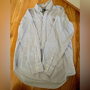 GUC boys Ralph Lauren button down. Size M 10/12